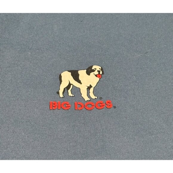 Mens XXL Big Dogs Blue Graphic T-Shirt "Yes Dad" 100% Cotton Relaxed Fit Crewnec - Picture 2 of 13